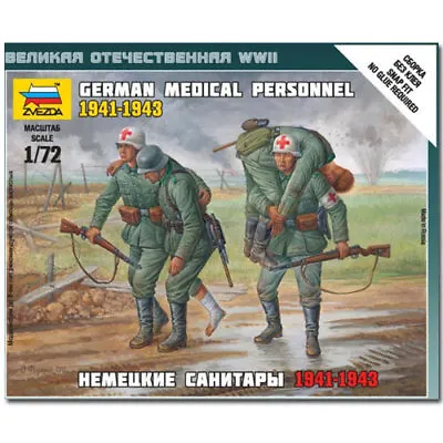 £8.95 • Buy ZVEZDA 6143 German Medical Personnel 1941-3 Model Kit 1:72