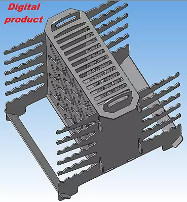 Vertical Grill For Shawarma Kebab. DXF Files For Plasma Laser. Do It Yourself. • $8.99