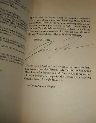 House Of Secrets By James A. Moore And Kevin Murphy Signed By Moore 1st • $15