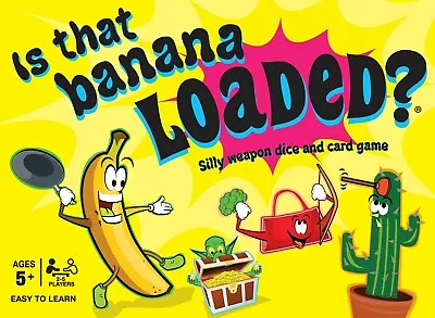 £7.99 • Buy Is That Banana Loaded?® Silly Weapon Family Dice And Card Game