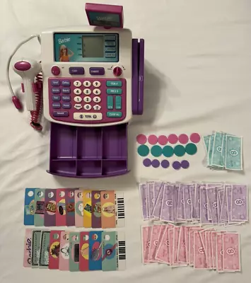 Vintage 1999 Mattel SHOP WITH ME BARBIE Talking Cash Register • $99