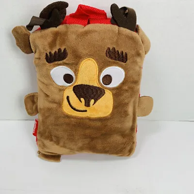 $17.99 • Buy Emirates ANIMALS FLY WITH ME REINDEER Stuffed Plush TRAVEL BLANKET Or PILLOW 