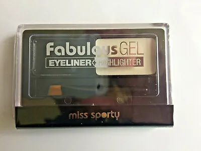 Miss Sporty Fabulous Black And White Gel Eyeliner And Highlighter • £1