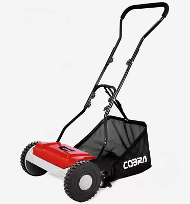 Cobra HM381 15  Hand Lawnmower And Grass Collector • £68.99