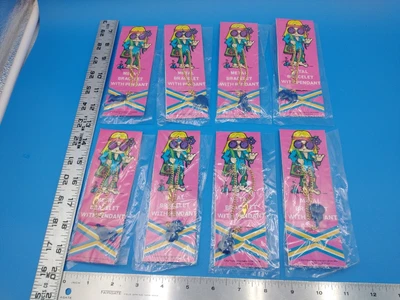 $32 • Buy Lot Of 8X Vintage 70s-80s Groovy Jewelry Set Kids Hong Kong New/Old Stock #G15