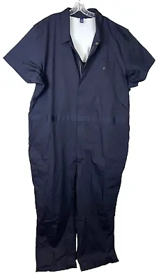 Lands' End Men's Blue Short Sleeve Mechanic Coveralls NEW W/out Tag Size 4XL • $31.50