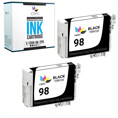 98 T098 BK Ink Cartridge For Epson 99 T099 Artisan 700 710 725 730 800 810 835 • $13.19