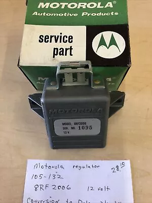 8RF2006 Motorola 105-132 Regulator New • $28.10