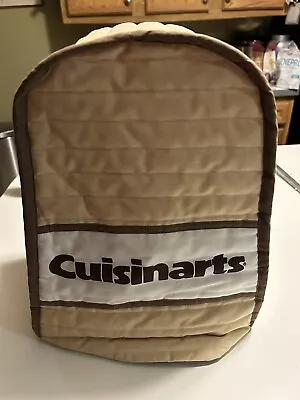 Vintage Cuisinart Food Processor Quilted Fabric Cover Fits DLC-8 Or DLC-7 • $17.99