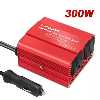 200W 300W Car Power Inverter DC 12V To AC 110V 120V Car Charger Adapter USB Trip • $19.99