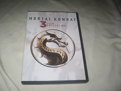 Mortal Kombat 3-Film Collection DVD's 3-Disc Annihilation Martial Arts • $8.20