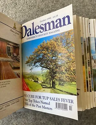 The Dalesman Magazine  January To December 2000 Complete Set 12 Bound Magazines • £10