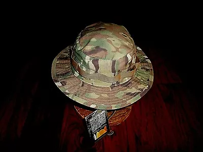 Multicam Army Camouflage Boonie Hat Rip Stop Type Ii Hot Weather Hat 7 1/4 • $19.95