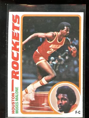 1978 Topps #38 Moses Malone Rockets Nrmint+ A01582 • $225.22