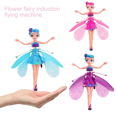 Flying Fairy Princess Dolls Magic Xmas Gift Infrared Induction Control Toy • £6.49