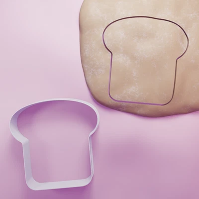 £4.50 • Buy Bread Toast Cookie Cutter - Biscuit - Baking - 3 Sizes