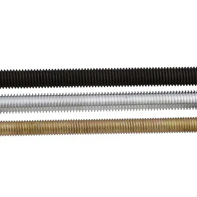 M22.53456810mm Zinc Plated Fully Threaded Rod/Bar/Studding/Allthread • £1.88