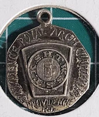 Vintage American Coin Masonic Medal Providence Rhode Island Watch Fob T5617 • $35