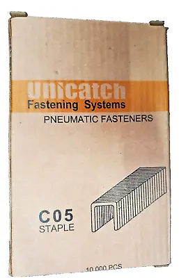 Unicatch C05- 3/8 Crown X 3/16 Long- Upholstery 22ga Fine Wire Staples 10000 Pcs • $14.59