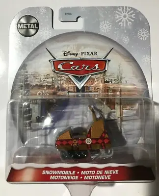 2021 Disney Pixar Cars Winter Time Holiday Metal Series SNOWMOBILE • $5.99