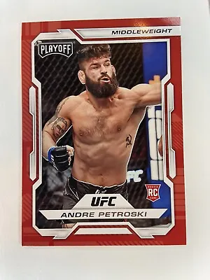 Andre Petroski RC Red 2023 Panini Chronicles Playoff UFC Card #167 • $1.09