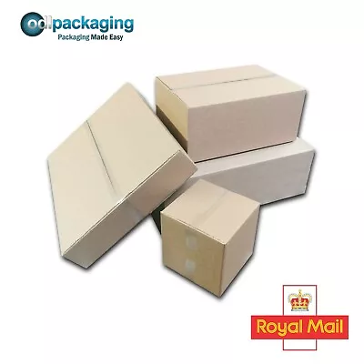 Royal Mail Small Parcel/Large Letter Corrugated Cardboard Postal Boxes & Wraps • £4.85