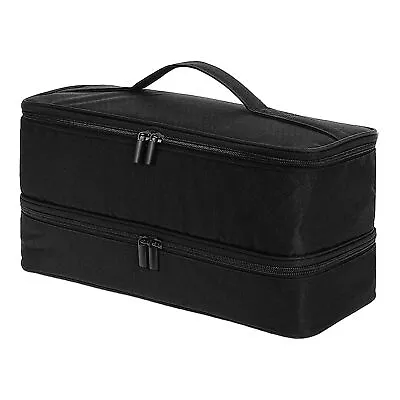 Hair Dryer Travel Case Double-Layer Storage Case For Clippers Scissors Trimmer • $45.39