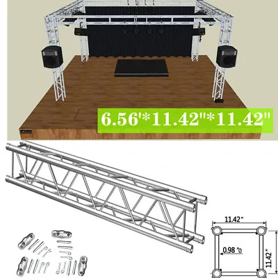 $315.06 • Buy 6.56FT 12  Stage DJ Lighting Perform Show Square Segments Truss Tower