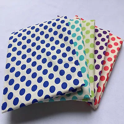Print Fabric Precuts Fat Quarter 18  X 21  (colofurl Spots)100%COTTON FABRIC  • $5