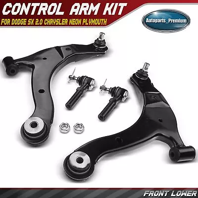 4Pcs Front Lower Control Arm W/ Ball Joint Tie Rod End For Dodge Chrysler Neon • $79.99