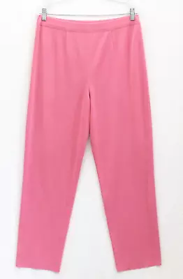 Exclusively Misook Acrylic Knit Pants In Pink Sz L • $36.77