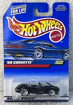 VINTAGE RARE Hot Wheels 1998 CORVETTE  COLLECTOR #1092 ( 26 Years Old ) • $7.50