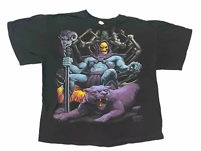 Masters Of The Universe Skeletor Battle Cat Black Shirt Mens XL 2011 Motu • $25