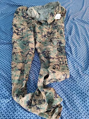 Genuine USMC MARPAT TROUSER PANTS Large Long New • $49.99