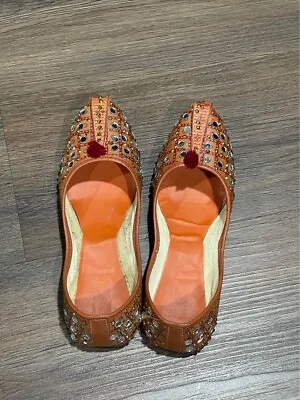 Indian Punjabi Pakistani Ethnic Traditional Women Khussa Flat Shoes Juti US • $12
