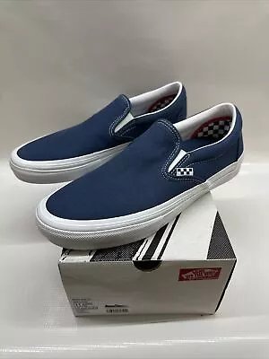 Vans Skate Slip On VN0A5FCADDN Wrapped Dark Denim • $59.99