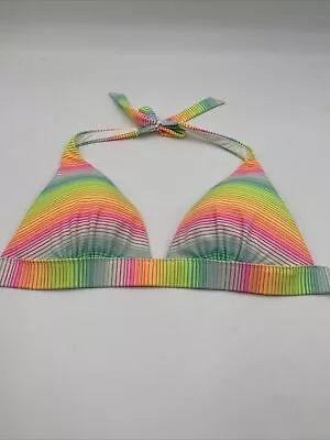 Victoria Secret Size M Multicolor Wireless Swim Bikini Top Bra • $9.50