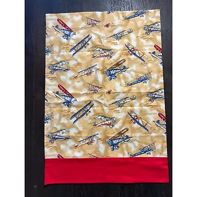 Plane Print Standard Pillowcase NWOT • $12.99