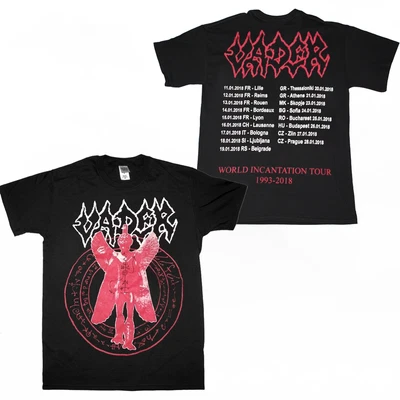 $41.99 • Buy Vader XXXV World Incantation Tour 1993 - 2018 T-Shirt Black Fullsize S-5XL