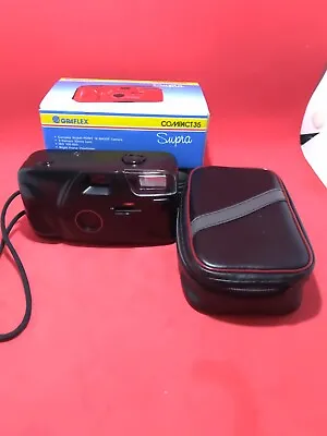 Graflex Compact 35 Supra 35mm Flash Film Camera With Wrist Strap And Case. • $55