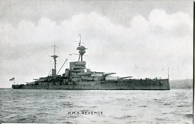 £2.95 • Buy HMS Revenge (1915) Royal Navy Battleship WWI WWII Postcard