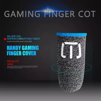 Finger Glove Fingertips For PUBG Game Gaming Thumb Sleeve Touch Screen (F2) • $8.69