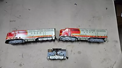 Vintage Marx AA Diesel Train  Engines Powered & Dummy Santa Fe • $41