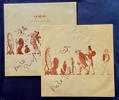 £95 • Buy Hand Signed Twice MIKE RUTHERFORD - GENESIS Original Vinyl Album COLLINS + COA