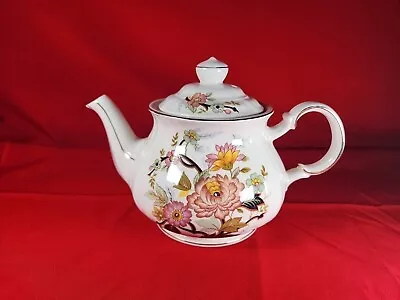Sadler Floral Design Gold Trimmed Teapot England Vintage • £14.99