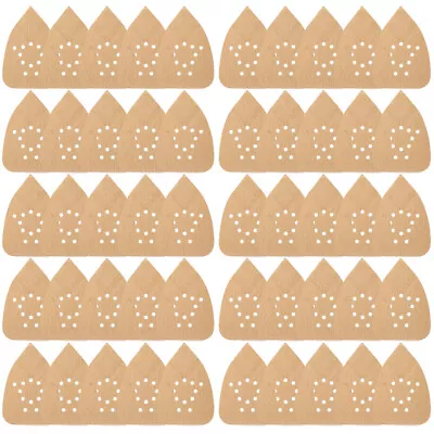 50Pcs 180 Grit Mouse Sandpaper Detail Sanding Pads Hook Loop For Black+Decker • $8.54