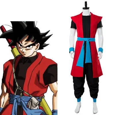 Dragon Ball Universe Mission Son Goku ZENO Saiyan 4 Cosplay Costume • $20.03