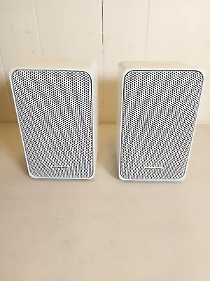 2 Vintage Realistic Minimus 7 Speaker White  • $69.99