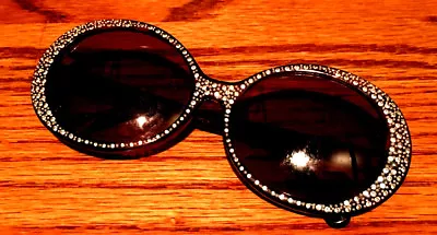 Rare! Vintage German Glasses Rhinestone Funky Disco 70's! Elton John Style! T • $168