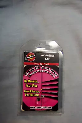 Specialty Archery #6 Verifier 1/8  Peep Sight Bow Hunting Target 750-12 Pink NEW • $35
